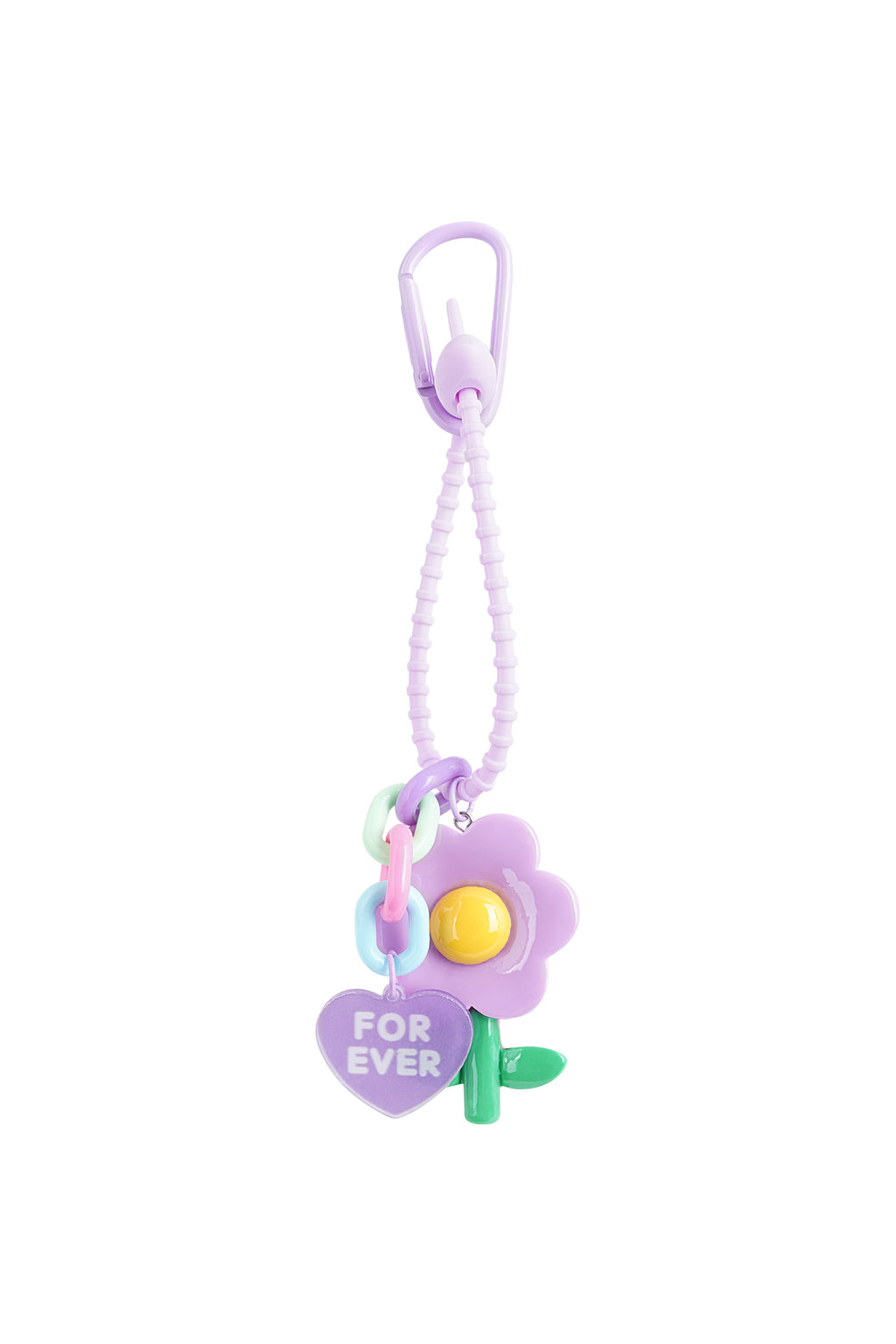 Charming Resin Flower Bag Charms for Spring/Summer