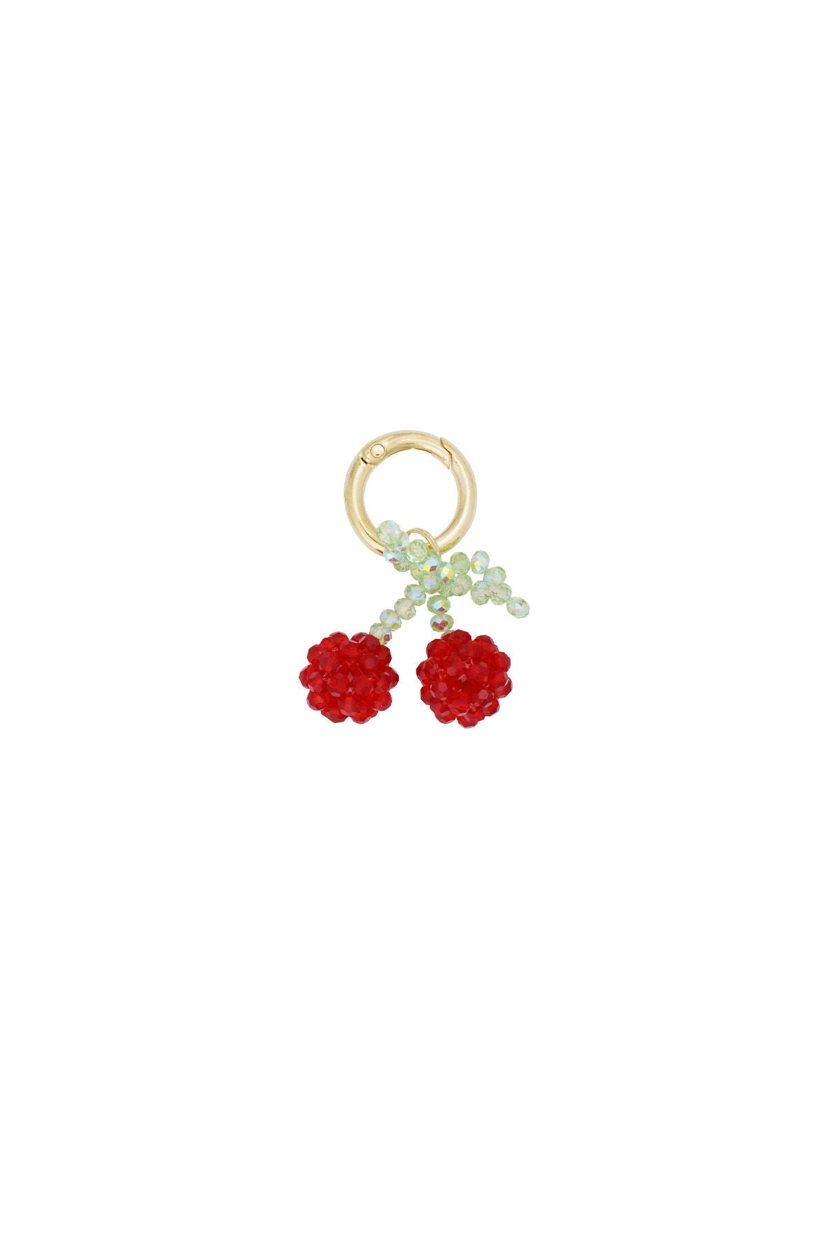 Chic Red Crystal Bag Charm for All Bags