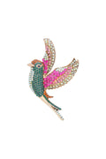 Elegant Pink and Blue Alloy Brooches for Stylish Outfits
