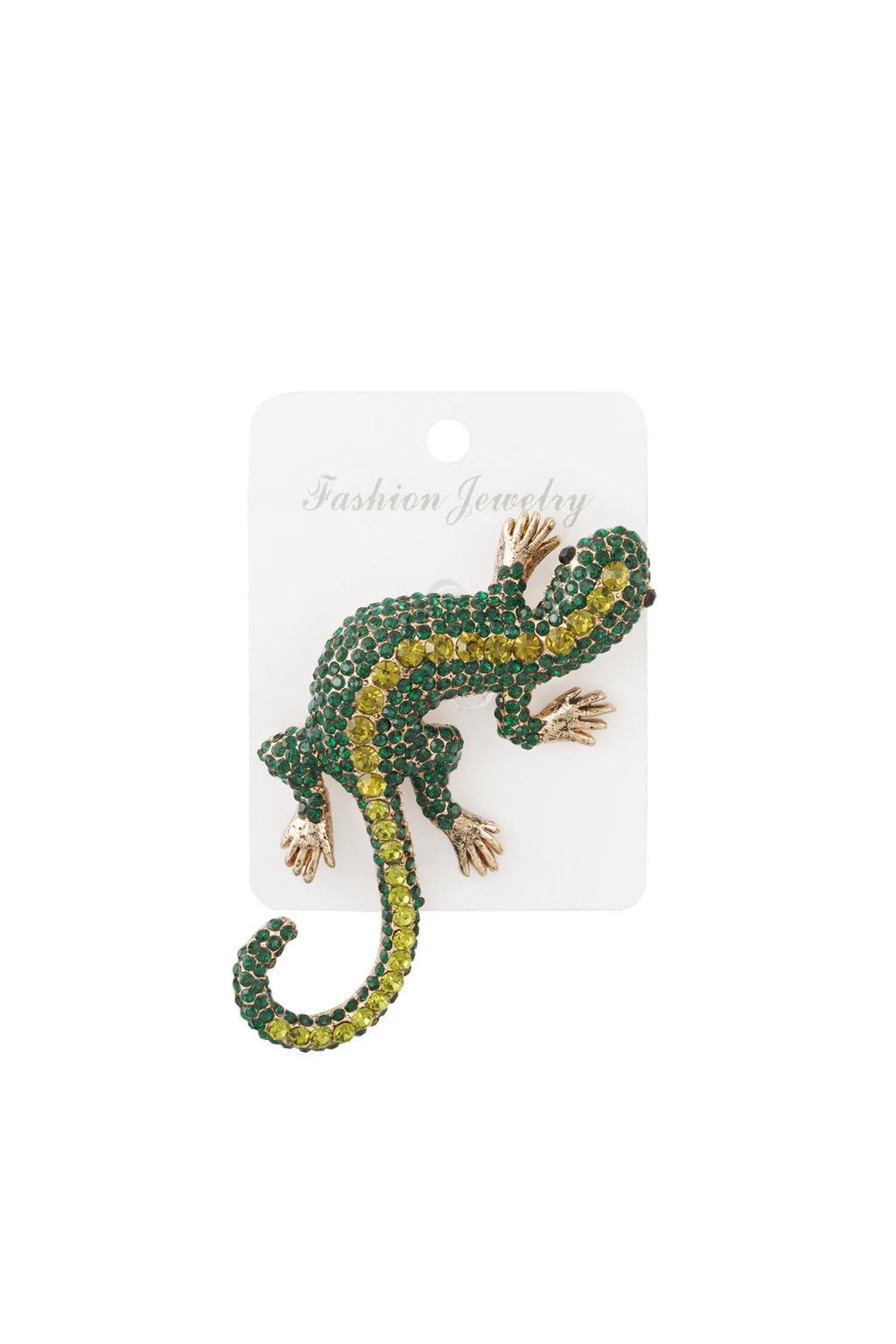 Stylish Alloy Brooch in Green and Fuchsia