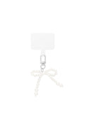 Elegant White Gold & Silver Bag Charms for Everyday Glam