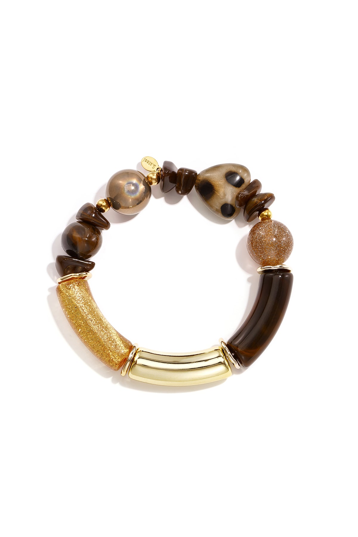 Pulseras de cuentas acrílicas, cuentas sencillas, serie sencilla diaria, joyería para mujer