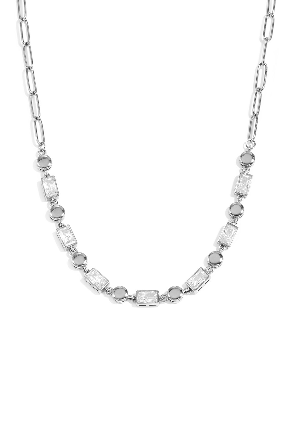 Collares con colgante de acero inoxidable, forma geométrica, sencillos, de la serie Daily Simple, joyería para mujer.