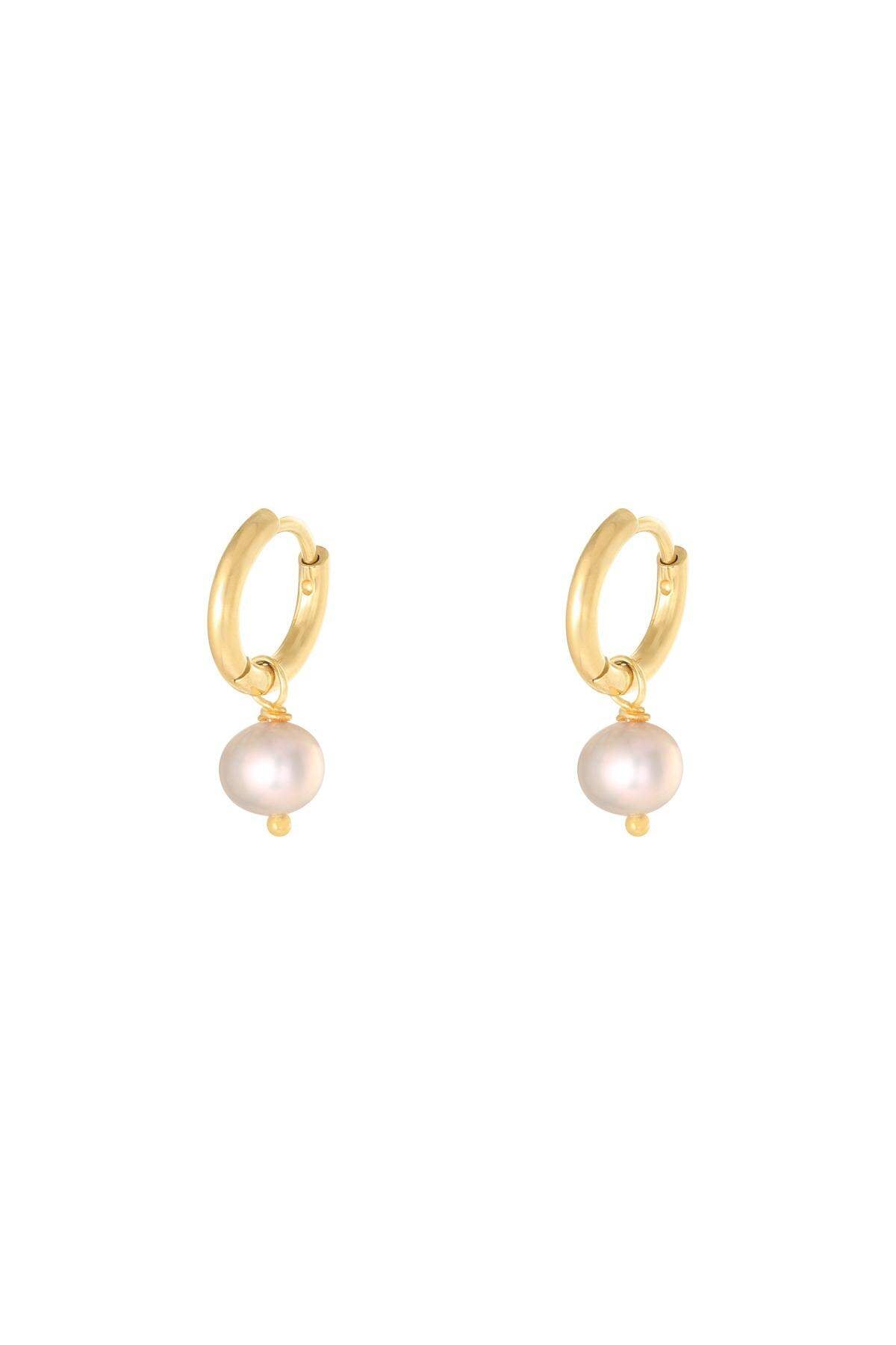 Elegant Stainless Steel Drop Earrings in Grey, Pink, and White