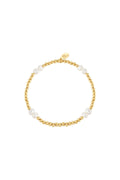 Pulsera pearl mix Color dorado Acero inoxidable