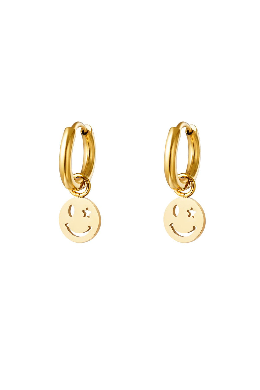 Stylish Drop Earrings in Silver & Gold