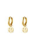 Stylish Drop Earrings in Silver & Gold