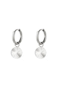 Elegant Drop Earrings in Silver and Gold