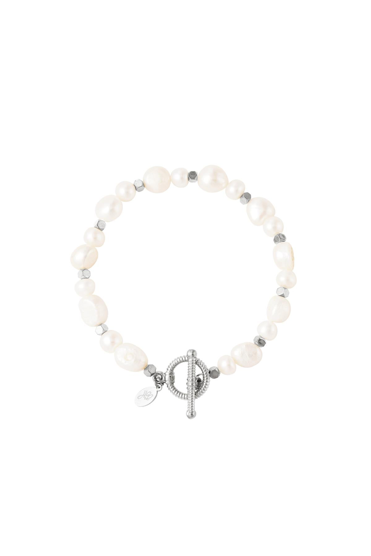 Elegant Stainless Steel Beaded Bracelets in Silver & Gold