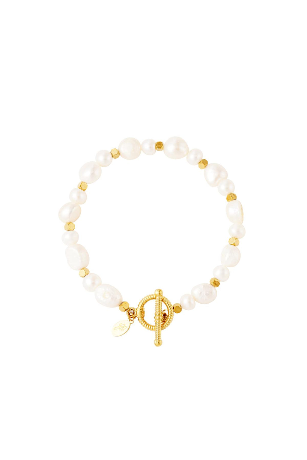 Elegant Stainless Steel Beaded Bracelets in Silver & Gold