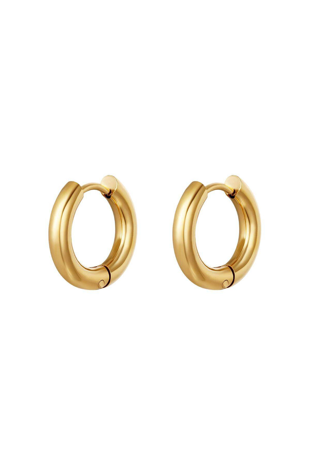Elegant Silver & Gold Hoop Earrings for Everyday Wear