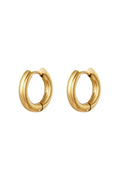 Elegant Silver & Gold Hoop Earrings for Everyday Wear