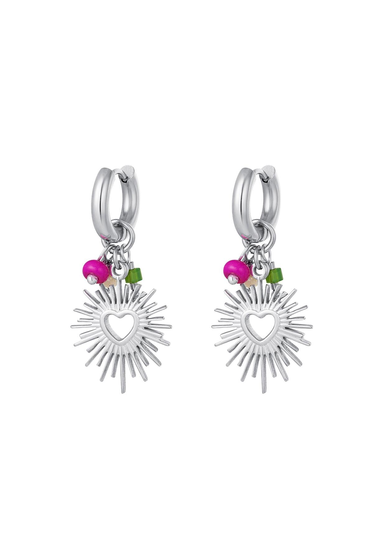 Stylish Heart-Shaped Drop Earrings for Everyday Glam