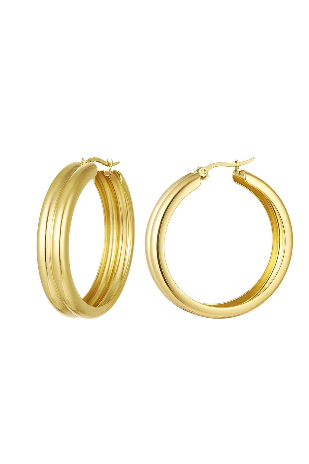 Elegant Geometric Hoop Earrings for Everyday Style