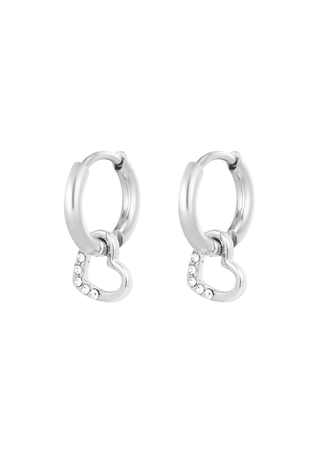 Elegant Heart-Shaped Drop Earrings for Everyday Glam