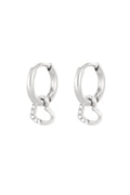 Elegant Heart-Shaped Drop Earrings for Everyday Glam