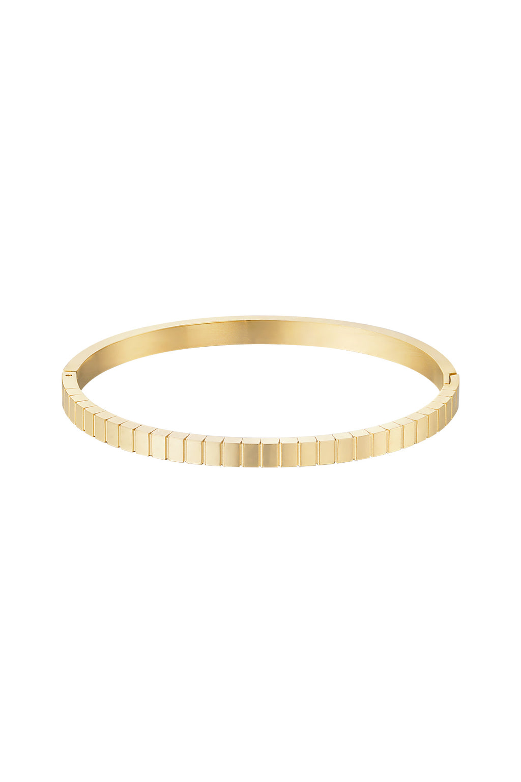 Stylish Stainless Steel Bangle in Silver and Gold