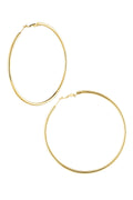 Stylish 14K Gold Plated Hoop Earrings for Everyday Wear