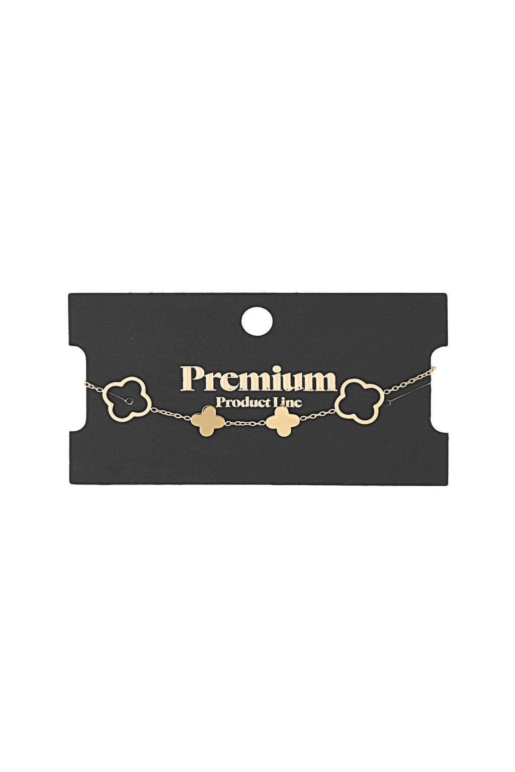 Elegant Stainless Steel Charm Bracelets, Silver & Gold