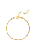 Elegant Stainless Steel Chain Bracelets in Silver & Gold