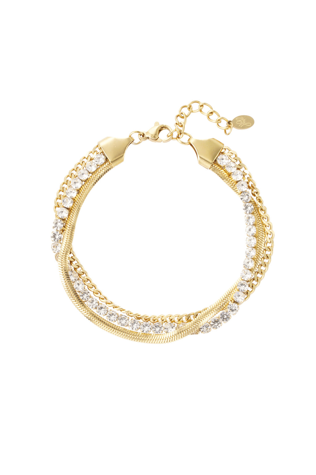 Elegant Stainless Steel Chain Bracelets - Silver & Gold