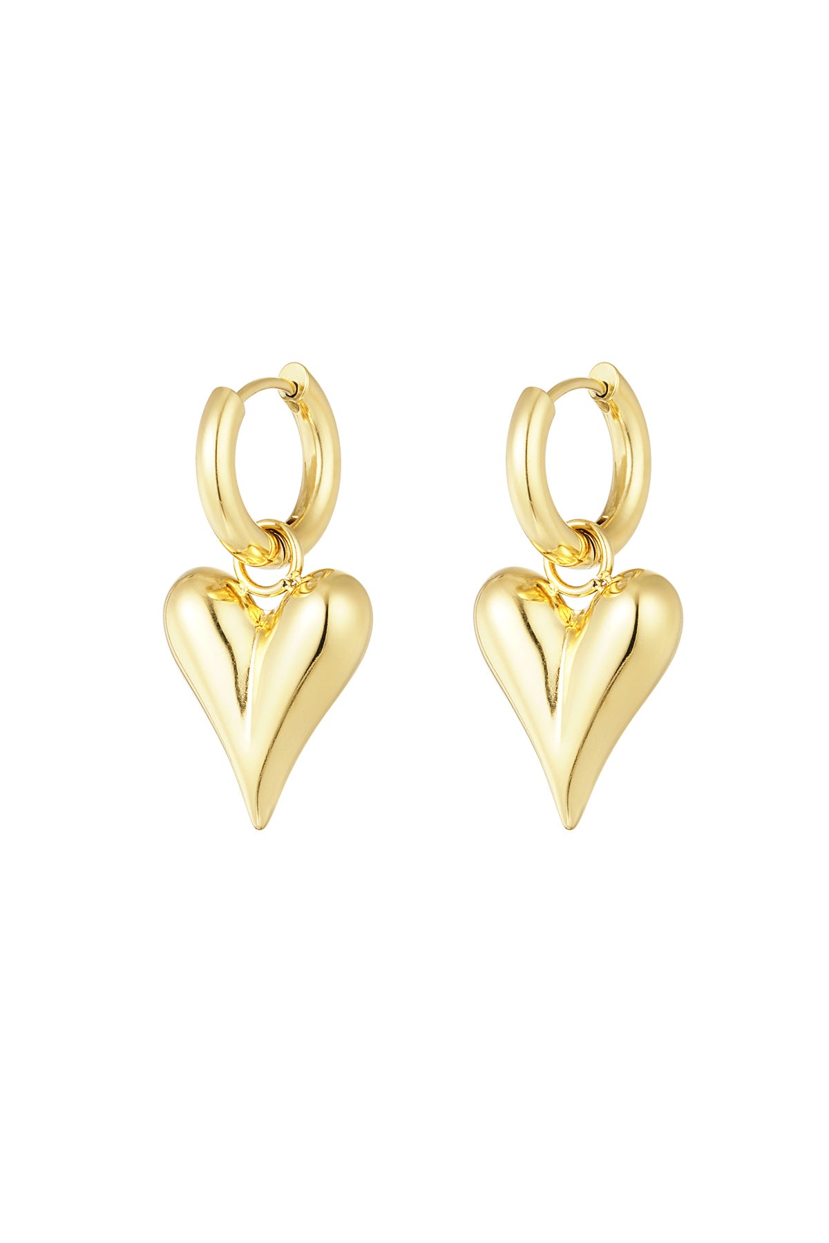 Stylish Heart-Shaped Drop Earrings for Everyday Glam