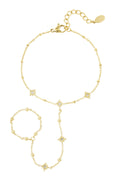 Elegant Stainless Steel Hand Chain in Silver and Gold