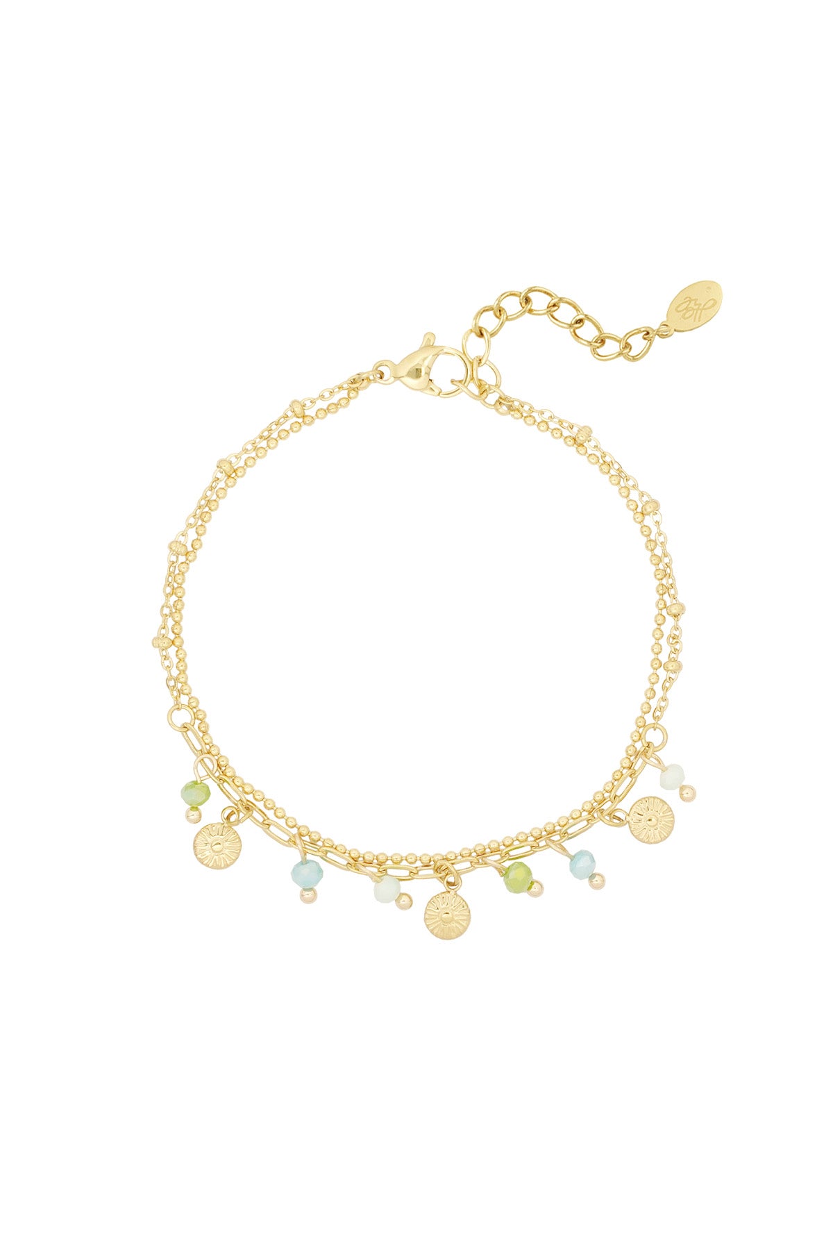 Stylish Stainless Steel Charm Bracelets in Pink, Blue, Orange