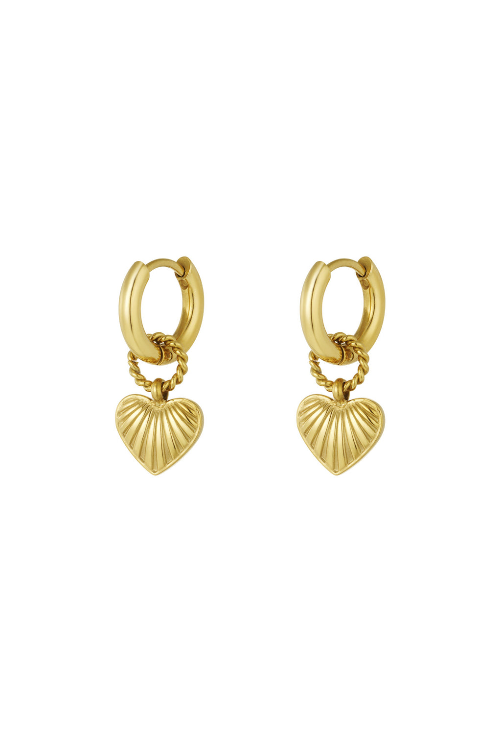 Stylish Drop Earrings in Silver & Gold