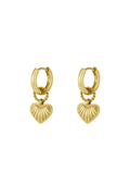 Stylish Drop Earrings in Silver & Gold