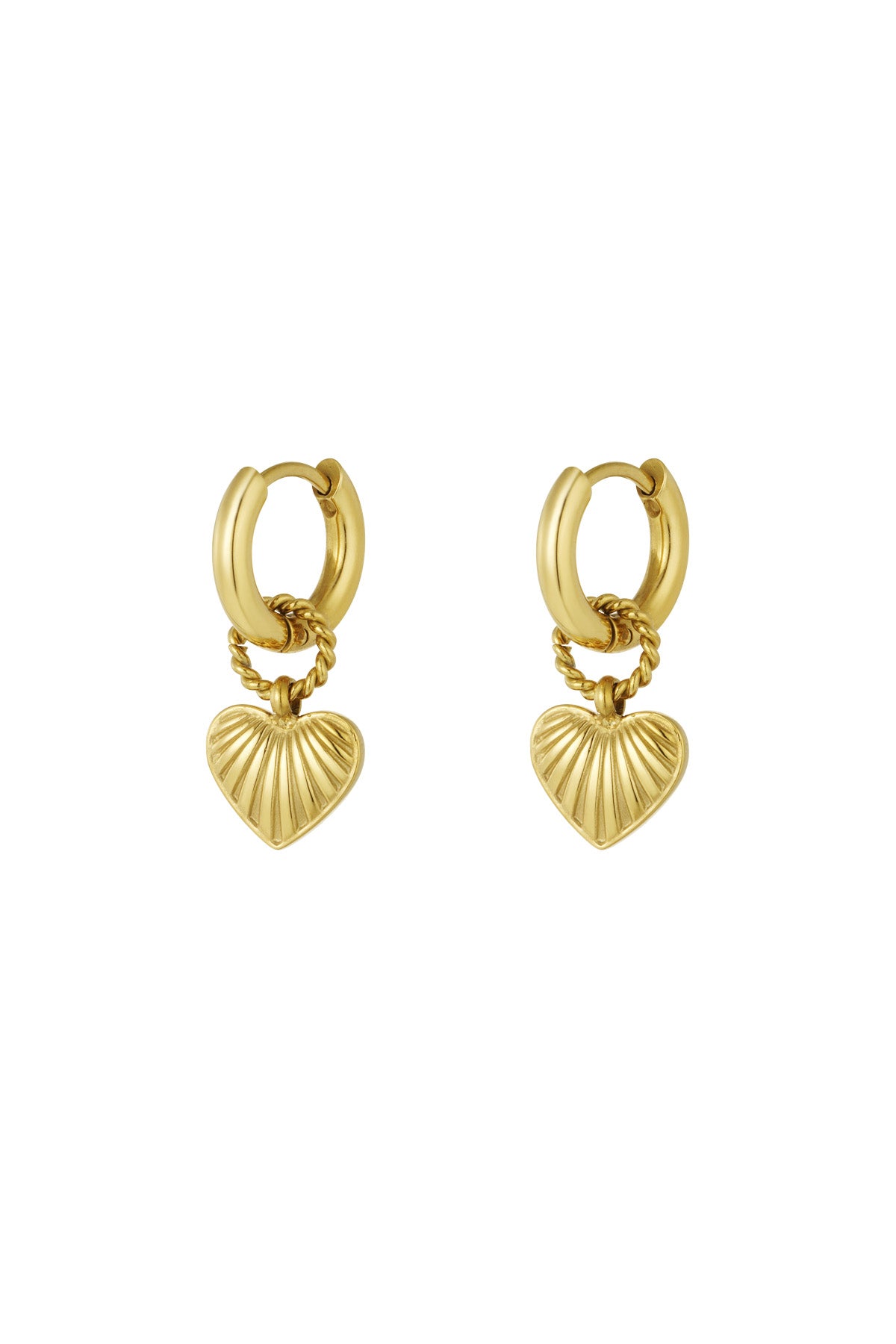 Stylish Drop Earrings in Silver & Gold