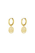 Elegant Smiling Face Drop Earrings for Daily Wear