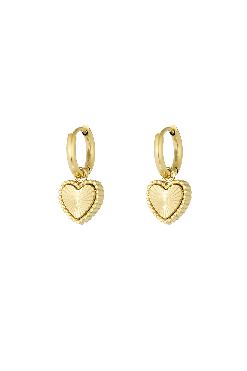 Elegant Heart-Shaped Drop Earrings for Daily Wear