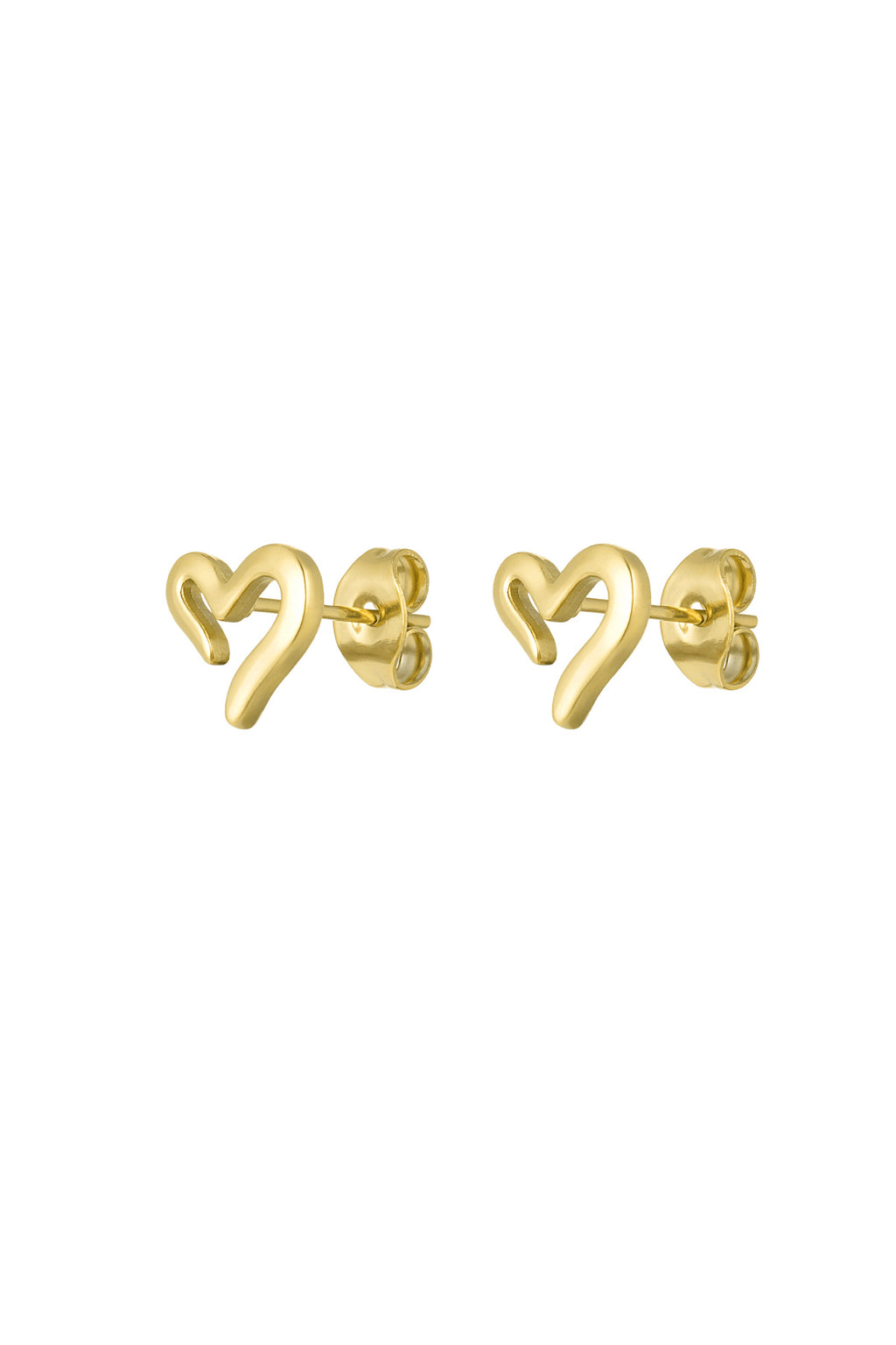 Elegant Mini Heart Stud Earrings for Everyday Wear