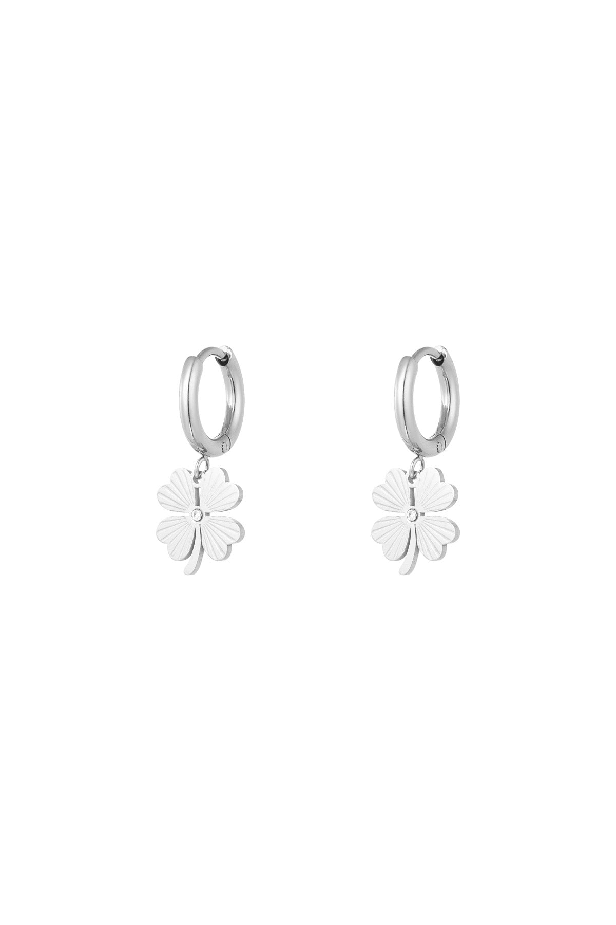 Elegant Drop Earrings in Silver and Gold