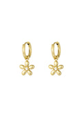Elegant Drop Earrings in Silver and Gold