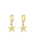 Stylish Drop Earrings in Silver & Gold