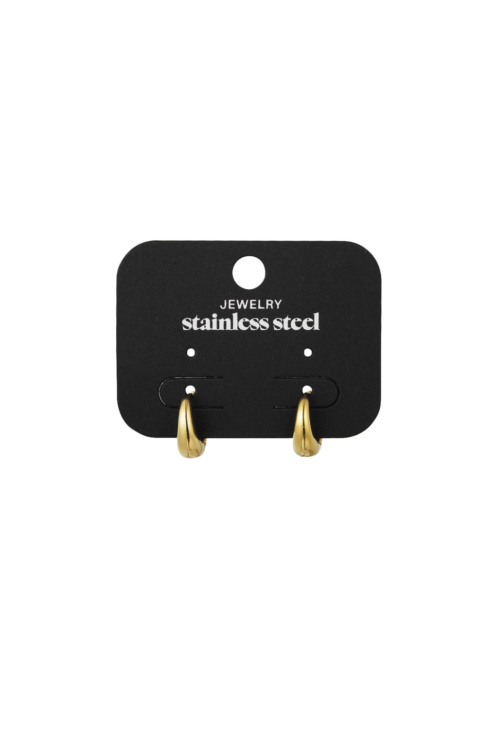 Stylish Basic Hoop Earrings in Silver & Gold