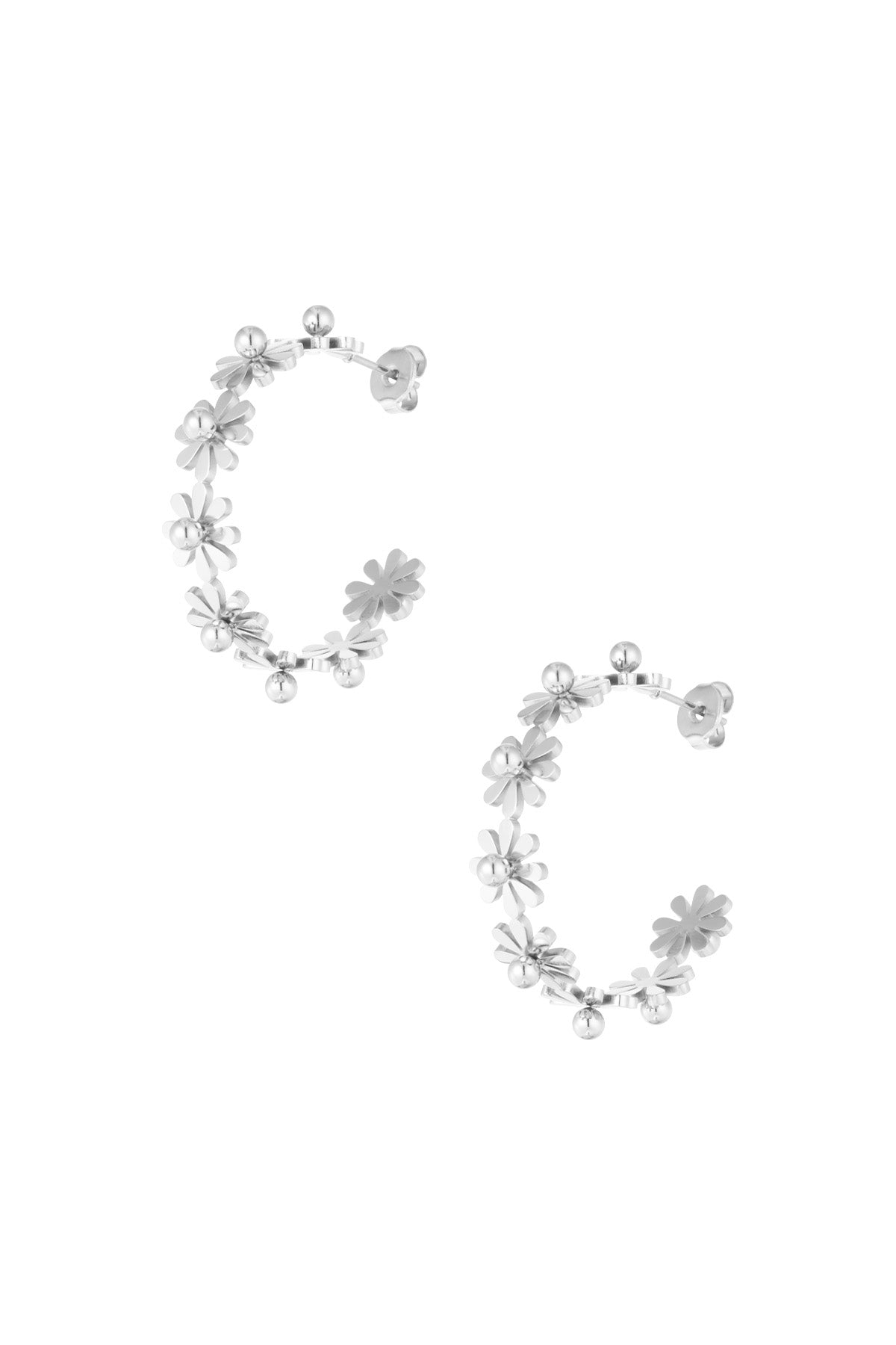pendientes delicadeza floral