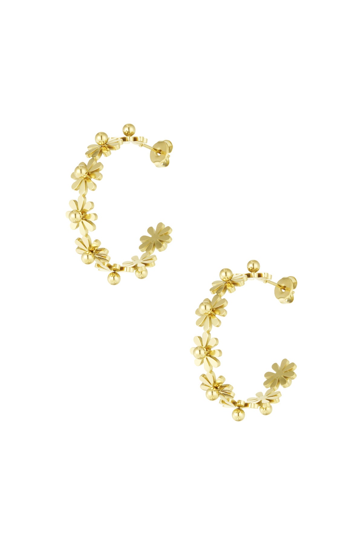pendientes delicadeza floral