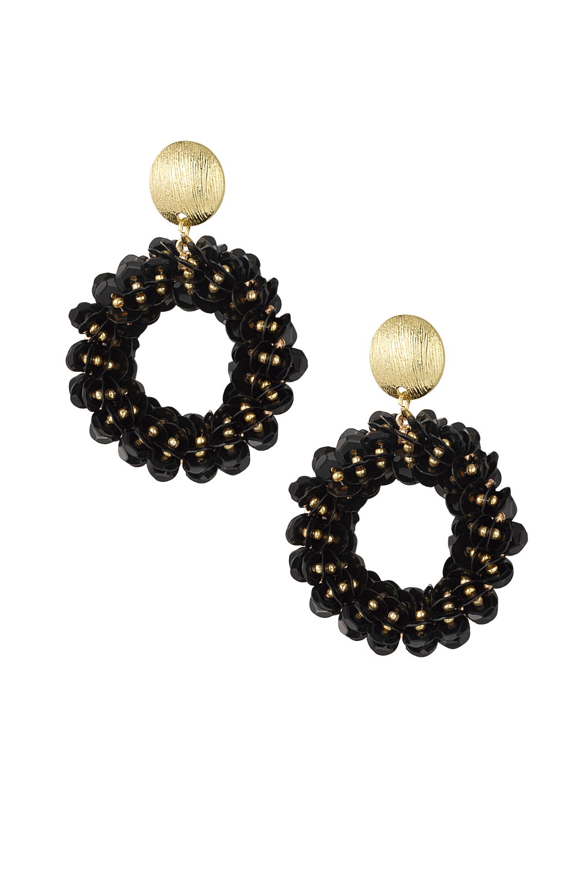 Luxurious Irregular Shape Drop Earrings - Multicolor Options