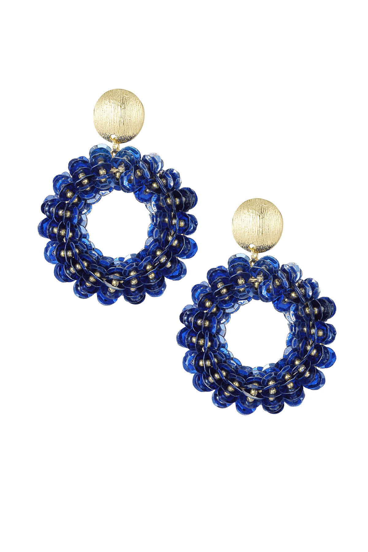 Luxurious Irregular Shape Drop Earrings - Multicolor Options