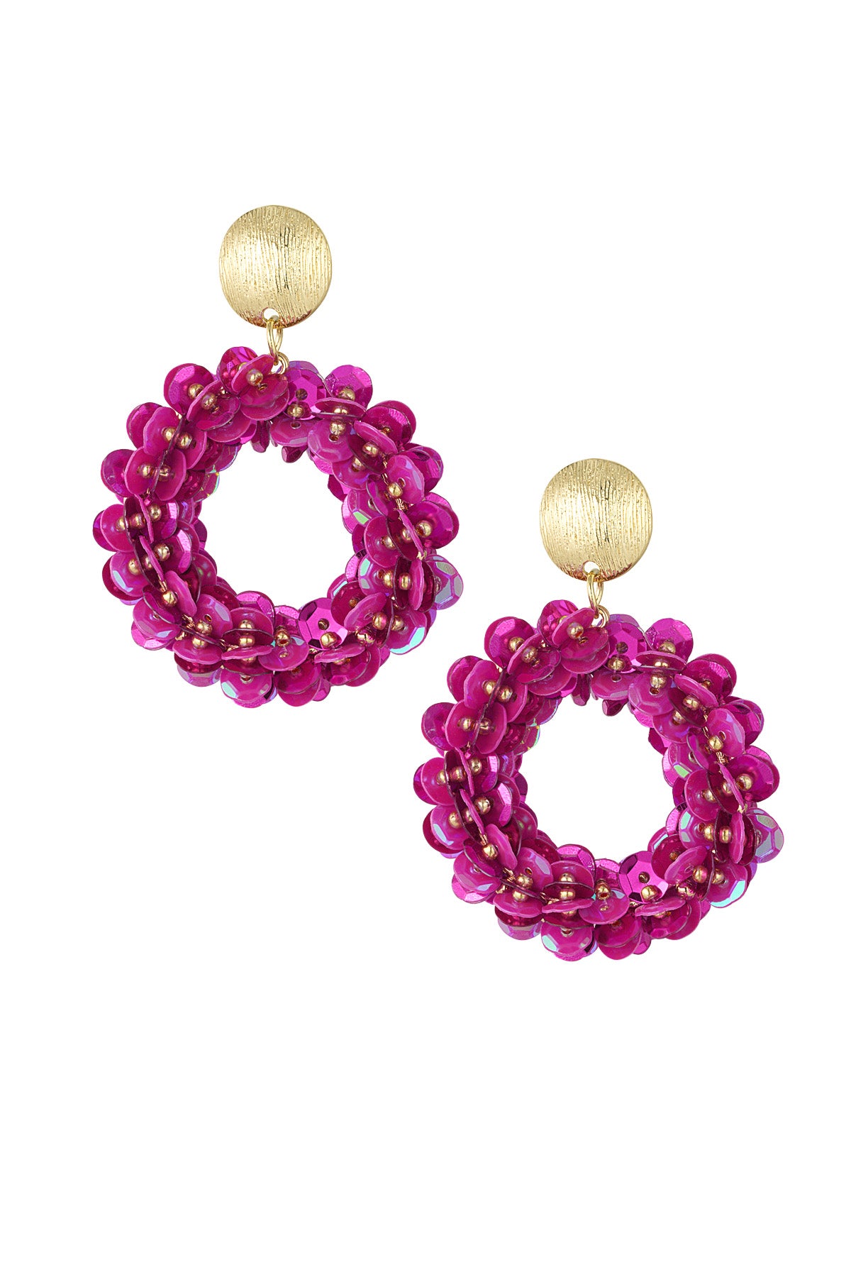 Luxurious Irregular Shape Drop Earrings - Multicolor Options