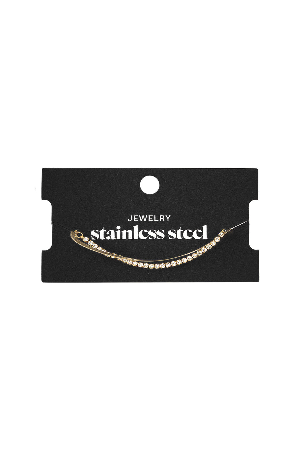 pulsera doble con diamantes