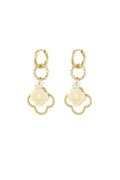 Elegant Drop Earrings in Silver & Gold