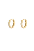 Elegant Rhinestone Hoop Earrings for Timeless Glamour