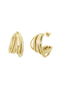 Stylish Silver & Gold Hoop Earrings for Everyday Glam