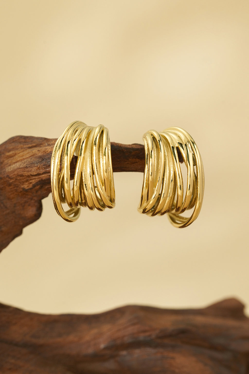Stylish Silver & Gold Hoop Earrings for Everyday Glam