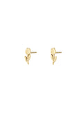 Elegant Mini Stud Earrings in Silver & Gold