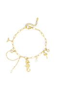 Elegant 304S Steel Charm Bracelets in Silver & Gold